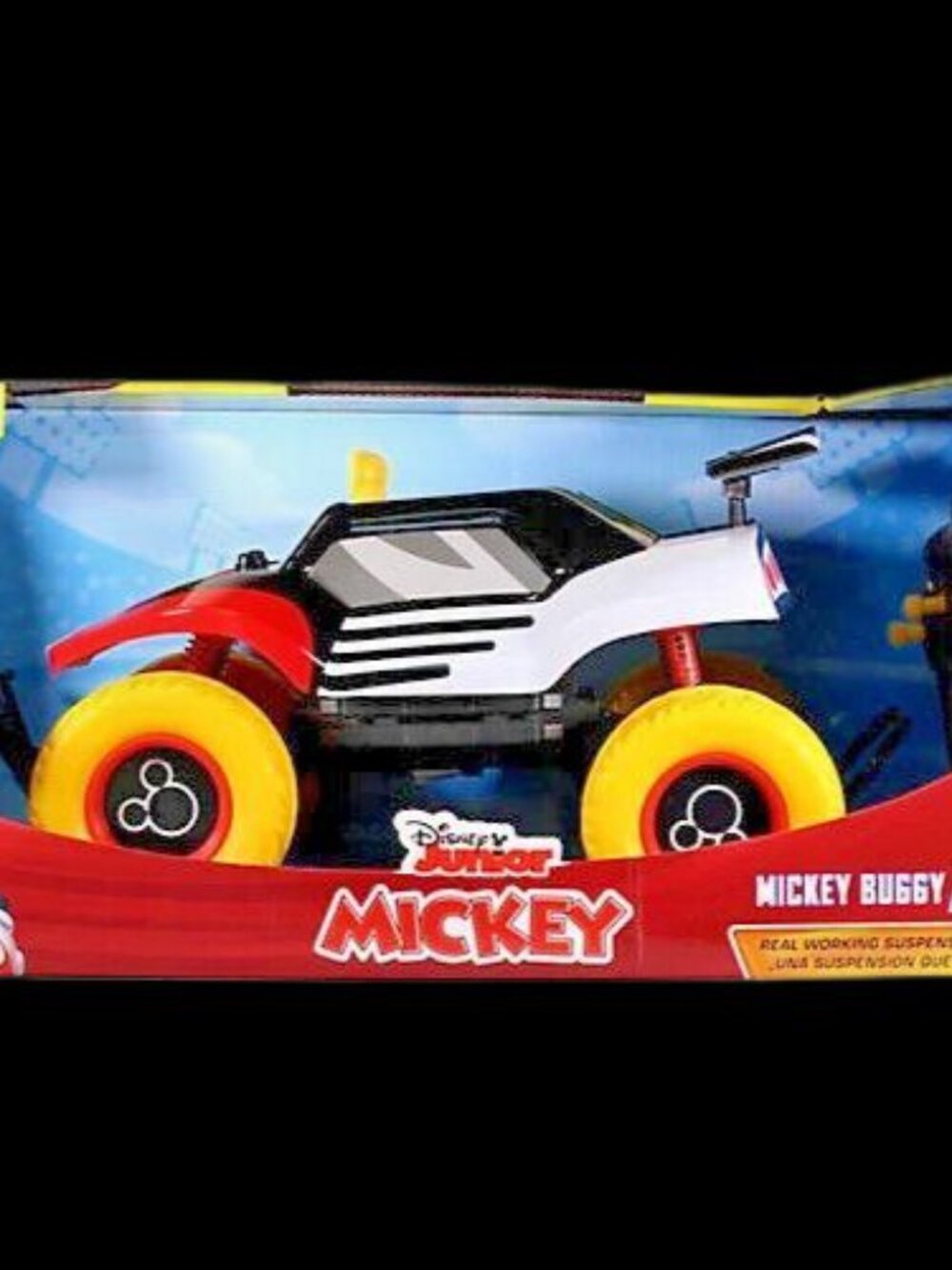 DISNEY Mickey Mouse Remote Control Buggy Large Toy Car 2.4 GHz Toy USB NEW